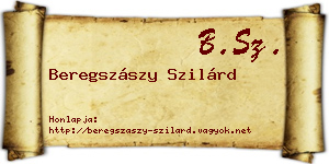 Beregszászy Szilárd névjegykártya
